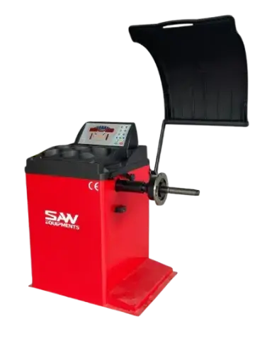 SAW Digital Wheel Balancing Machine – Professional Computerized Wheel Balancer for Car Workshops